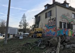 Beraeumung Inselplatz In Jena 02